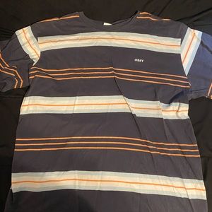 Obey Striped Tee